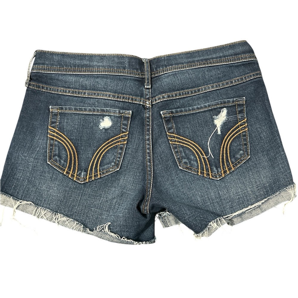 Distressed Denim Women Shorts Size 7/28 - Picture 2 of 2